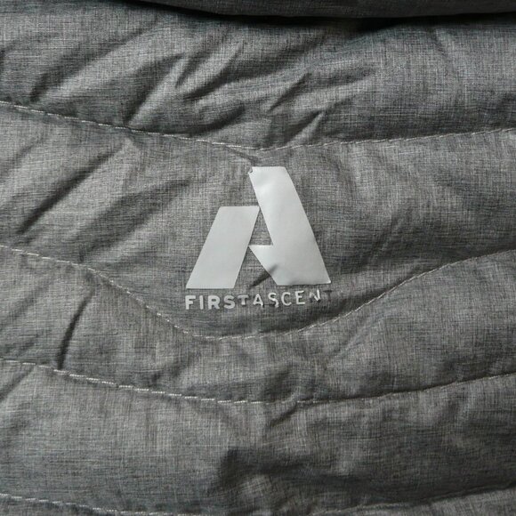 Eddie Bauer First Ascent Women's Goose Down Gray Quilted Puffer Jacket Size XS - Picture 6 of 8